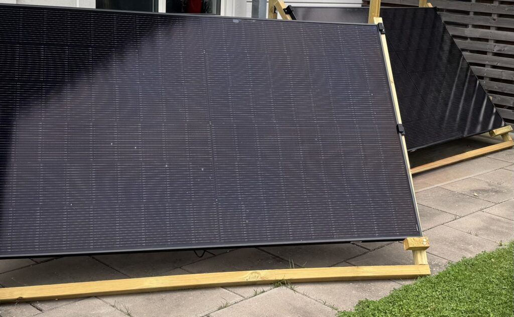 Powered by solar panels